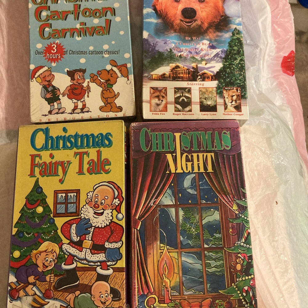 Vintage Christmas VHS Collection